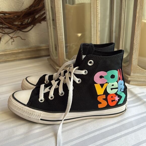 Converse Chuck Taylor All Star High 'Happy Faces' 172864F - Men’s 5.5/W7.5 - Picture 2 of 9